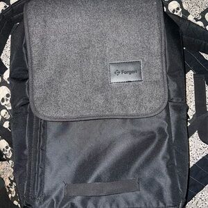 Black and Gray Men's laptop bag